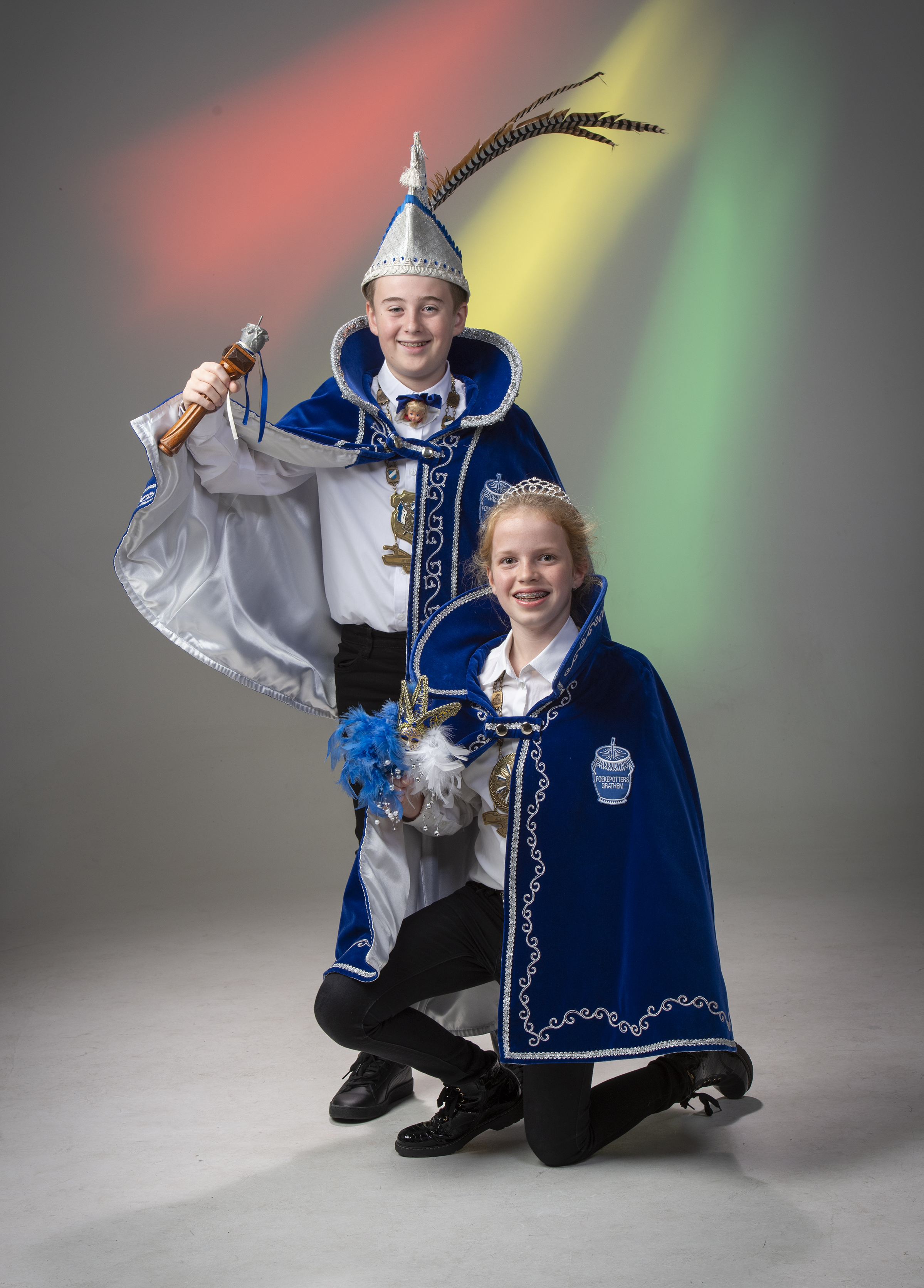 Jeugdprinsenpaar Gijs II en Daana I