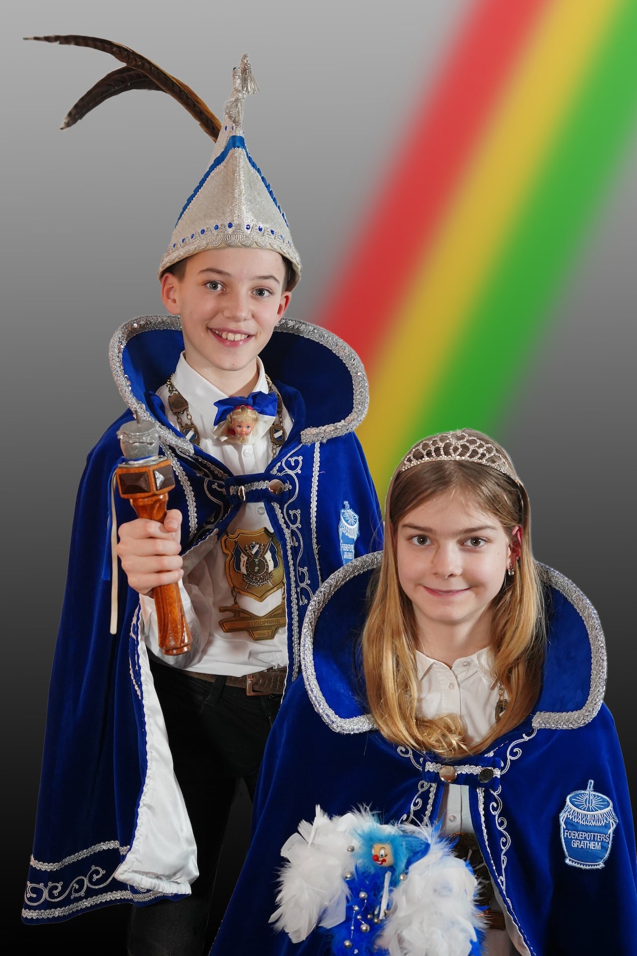 Jeugdprinsepaar Daan I en Iris I Jeugdprinsepaar Daan I en Iris I